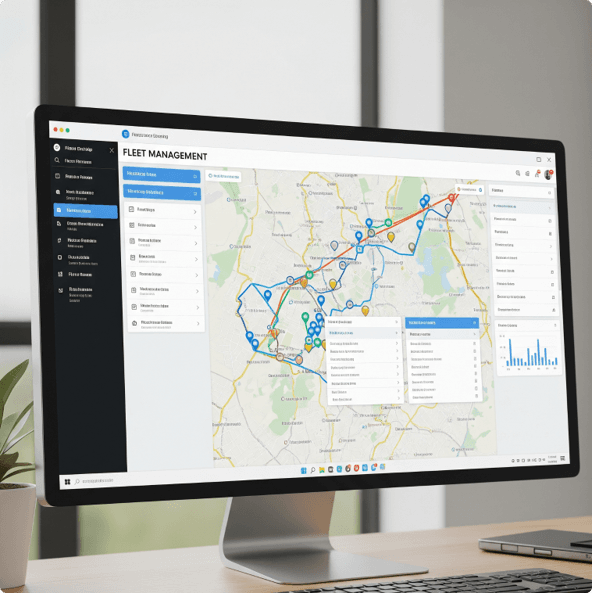 Dashboard de gestão de frotas